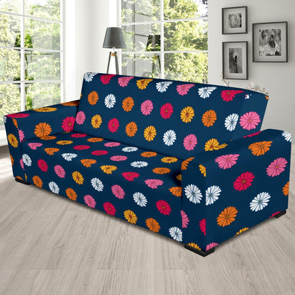 Gerberas Pattern Print Design GB06 Sofa Slipcover-JORJUNE.COM