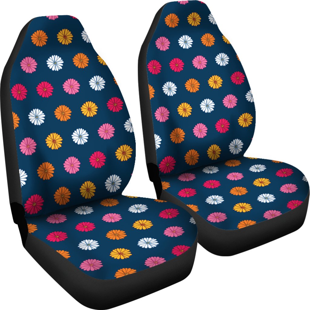Gerberas Pattern Print Design GB06 Universal Fit Car Seat Covers-JorJune