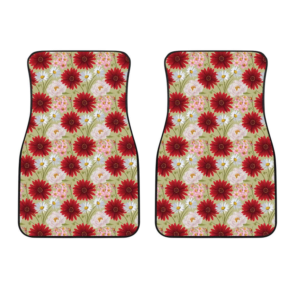 Gerberas Pattern Print Design GB07 Car Floor Mats-JorJune