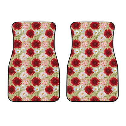 Gerberas Pattern Print Design GB07 Car Floor Mats-JorJune