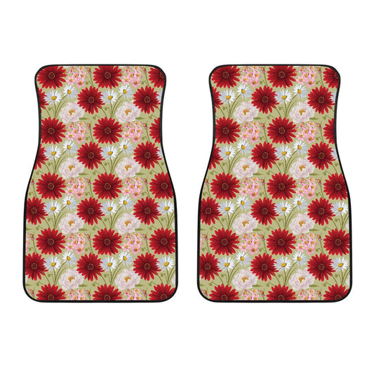 Gerberas Pattern Print Design GB07 Car Floor Mats-JorJune