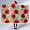 Gerberas Pattern Print Design GB07 Hooded Blanket-JORJUNE.COM