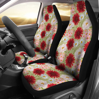 Gerberas Pattern Print Design GB07 Universal Fit Car Seat Covers-JorJune