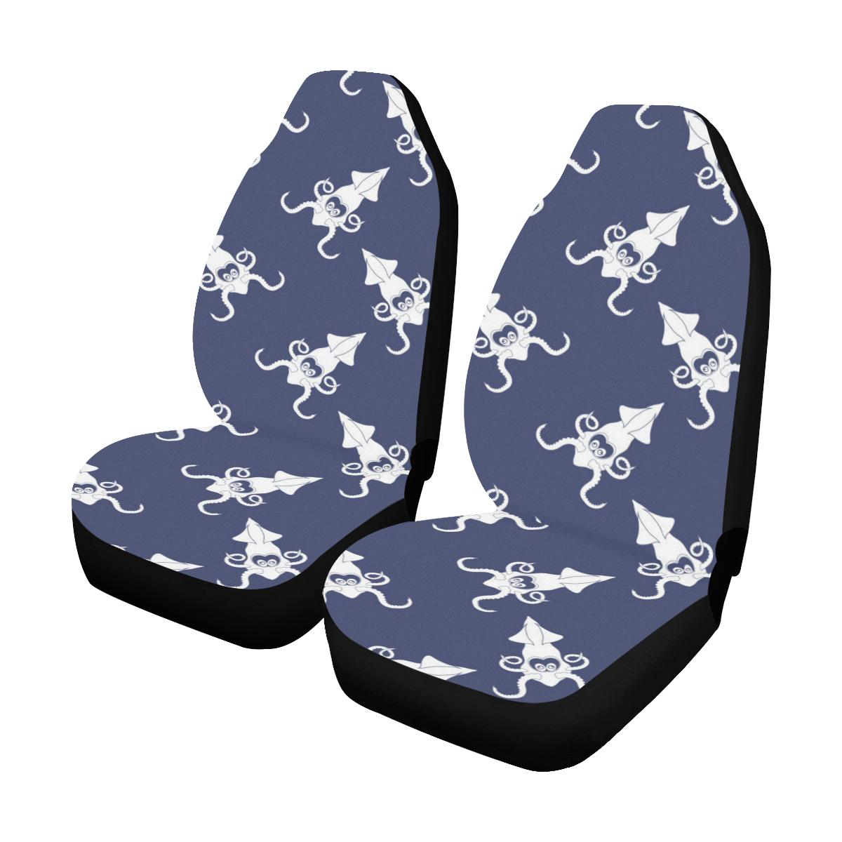 Giant Squid Pattern Print Design 02 Car Seat Covers (Set of 2)-JORJUNE.COM