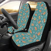 Gingerbread Pattern Print Design 05 Car Seat Covers (Set of 2)-JORJUNE.COM