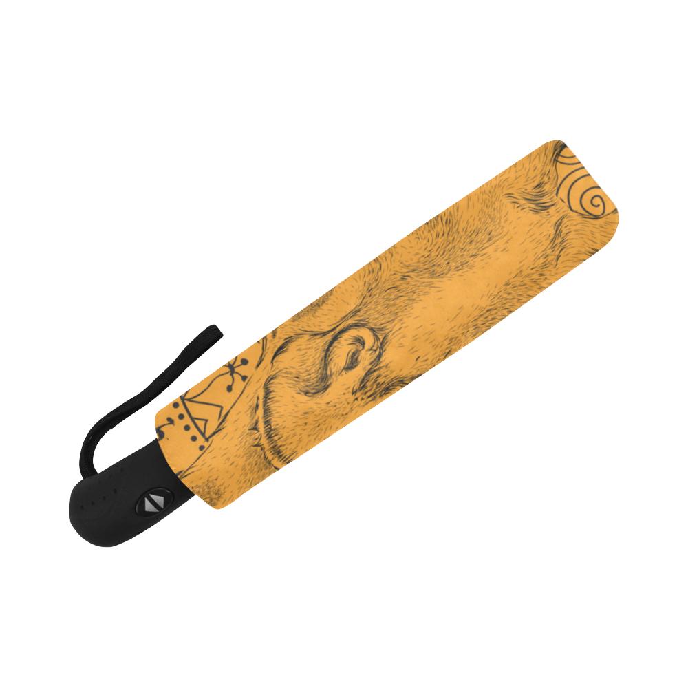 Giraffe African Automatic Foldable Umbrella