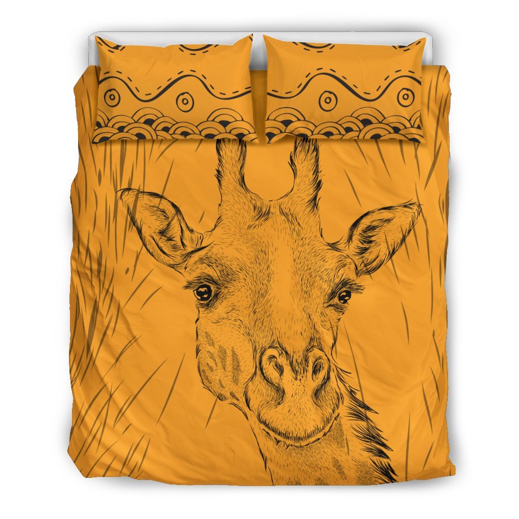 Giraffe African Duvet Cover Bedding Set