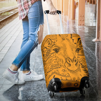 Giraffe African Luggage Cover Protector