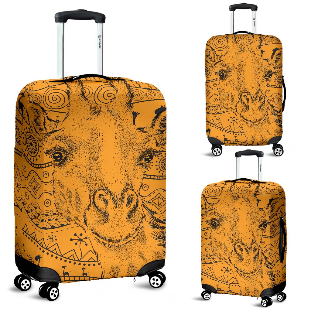 Giraffe African Luggage Cover Protector
