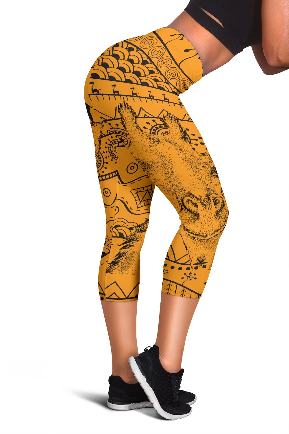 Giraffe African Women Capris