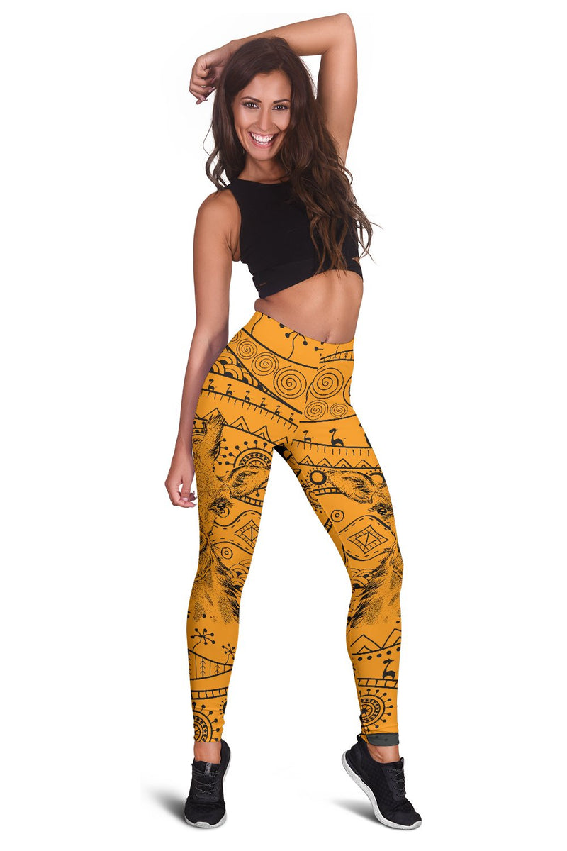 Giraffe African Women Leggings