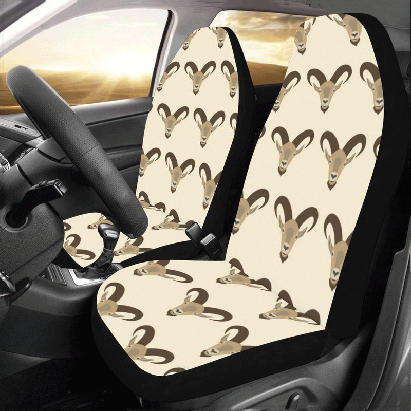 Goat Pattern Print Design 01 Car Seat Covers (Set of 2)-JORJUNE.COM