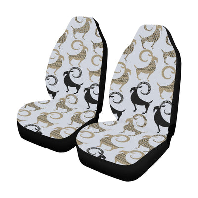 Goat Pattern Print Design 03 Car Seat Covers (Set of 2)-JORJUNE.COM