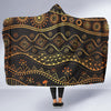 Gold African Design Hooded Blanket-JORJUNE.COM