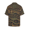 Gold African Design Men Hawaiian Shirt