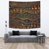 Gold African Design Tapestry