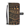 Gold African Design Wallet Phone Case