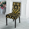 Gold Aztec Tribal Dining Chair Slipcover-JORJUNE.COM