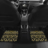 Gold Aztec Tribal Front and Back Car Floor Mats