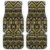 Gold Aztec Tribal Front and Back Car Floor Mats