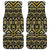 Gold Aztec Tribal Front and Back Car Floor Mats