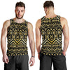 Gold Aztec Tribal Men Tank Top