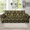 Gold Aztec Tribal Sofa Slipcover-JORJUNE.COM