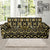 Gold Aztec Tribal Sofa Slipcover-JORJUNE.COM