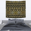 Gold Aztec Tribal Tapestry