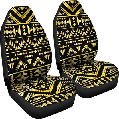 Gold Aztec Tribal Universal Fit Car Seat Covers