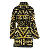 Gold Aztec Tribal Women Bath Robe