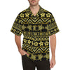 Tribal Aztec Sea Turtle Hawaiian Flower Men Hawaii Shirt