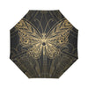 Gold Butterfly Automatic Foldable Umbrella