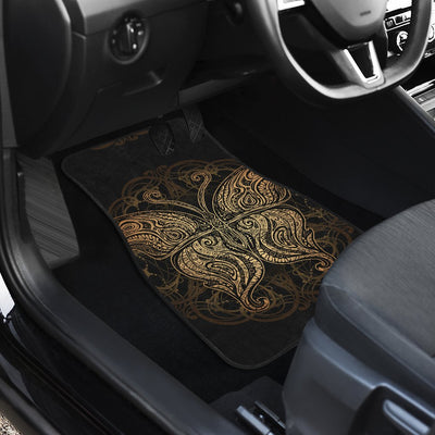 Gold Butterfly Ornamental Car Floor Mats