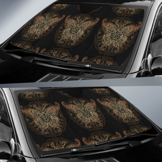 Gold Butterfly Ornamental Car Sun Shade-JorJune