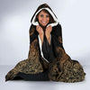 Gold Butterfly Ornamental Hooded Blanket-JORJUNE.COM