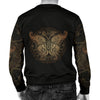 Gold Butterfly Ornamental Men Crewneck Sweatshirt