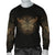 Gold Butterfly Ornamental Men Crewneck Sweatshirt