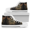 Gold Butterfly Ornamental Men High Top Shoes