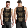 Gold Butterfly Ornamental Men Tank Top