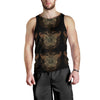 Gold Butterfly Ornamental Men Tank Top