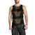 Gold Butterfly Ornamental Men Tank Top