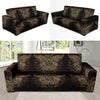 Gold Butterfly Ornamental Sofa Slipcover-JORJUNE.COM