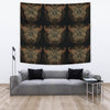 Gold Butterfly Ornamental Tapestry