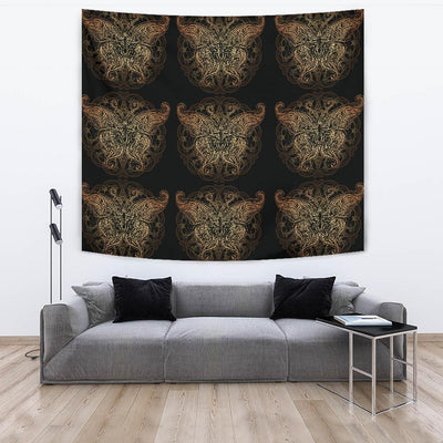 Gold Butterfly Ornamental Tapestry