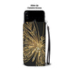 Gold Butterfly Wallet Phone Case