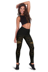 Gold Butterfly Women Leggings