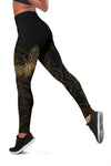 Gold Butterfly Women Leggings