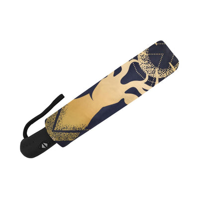 Gold Deer Automatic Foldable Umbrella