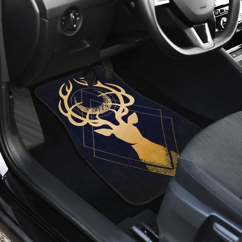 Gold Deer Car Floor Mats